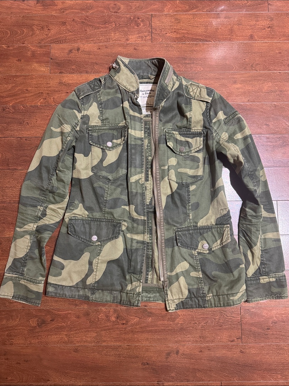 Abercrombie & Fitch Women's Camo Utility Jacket